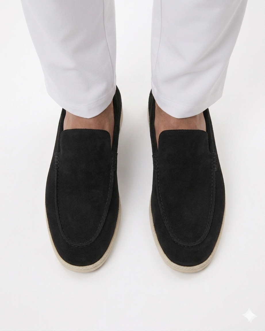 Mocasines de ante estilo Old Money