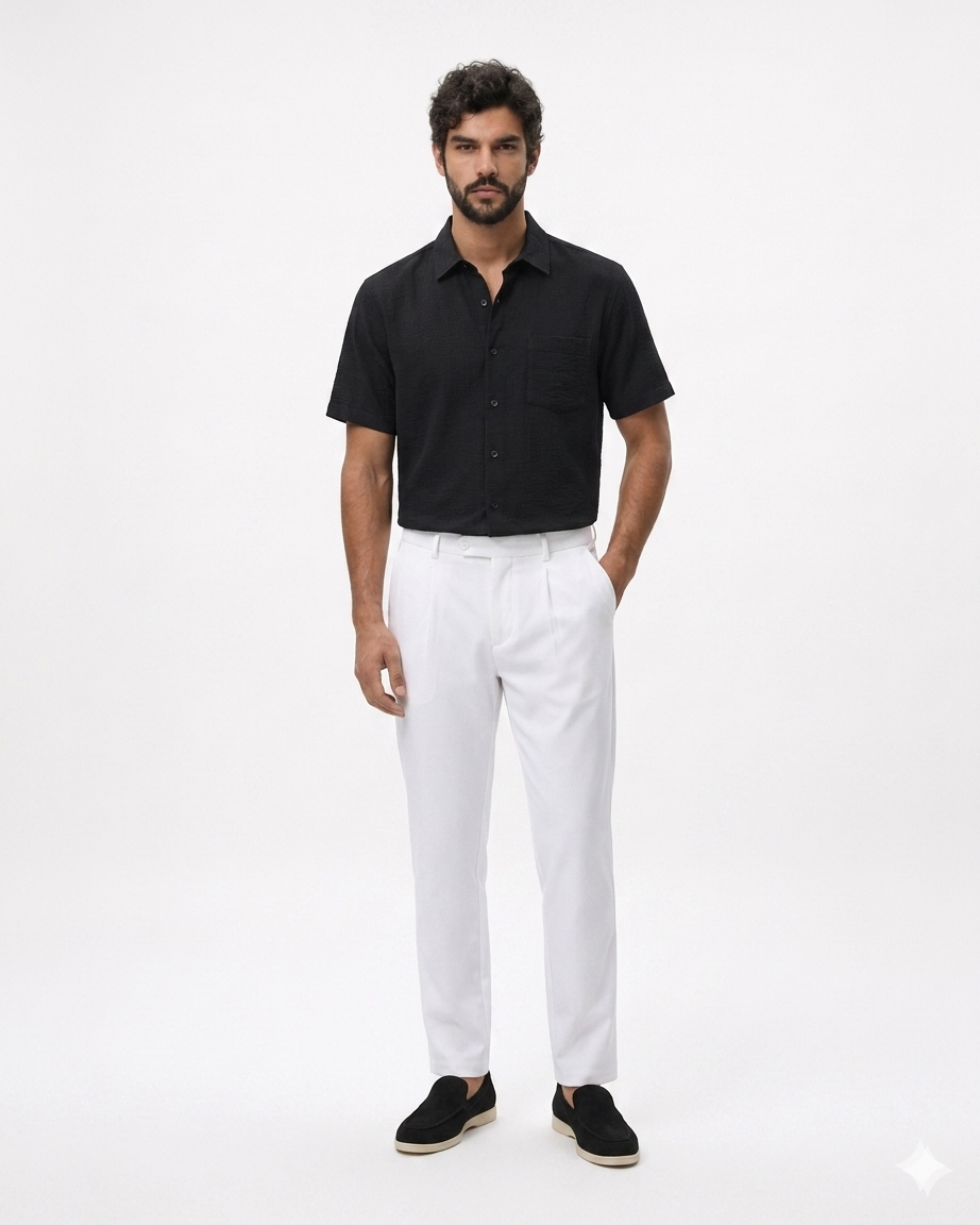 GUNSAN Fitted Trousers