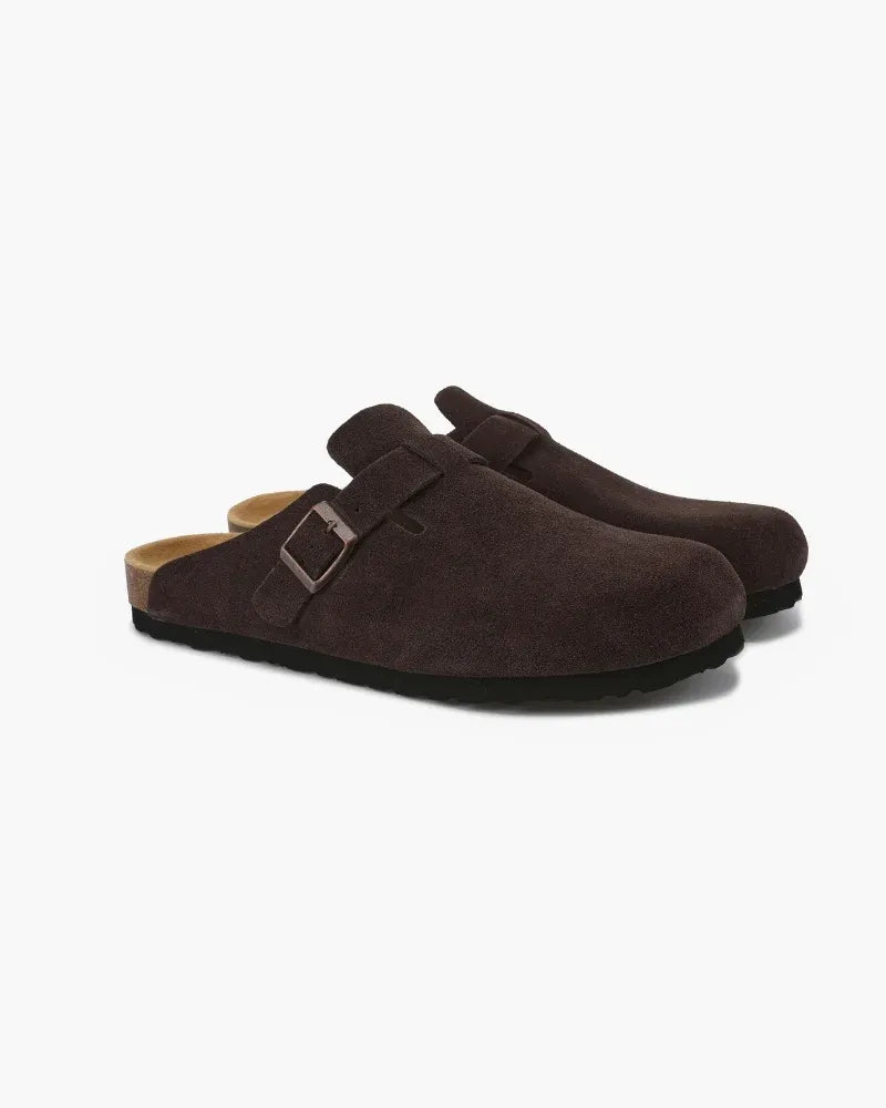 Noble Path Suede Clogs