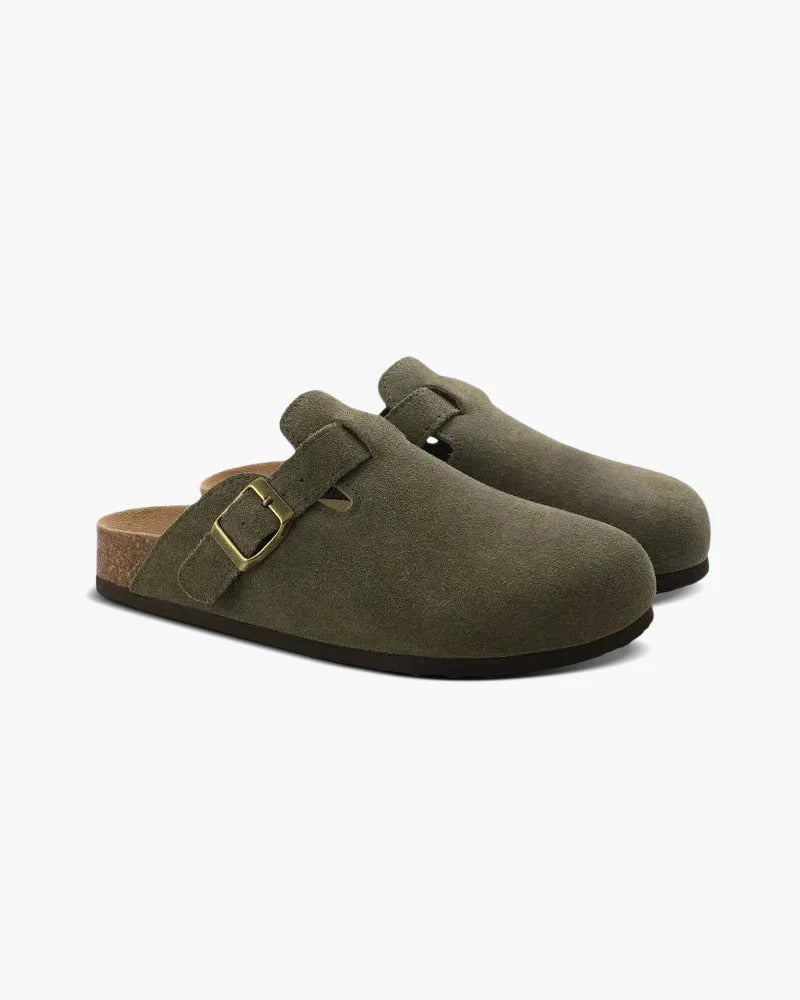 Noble Path Suede Clogs