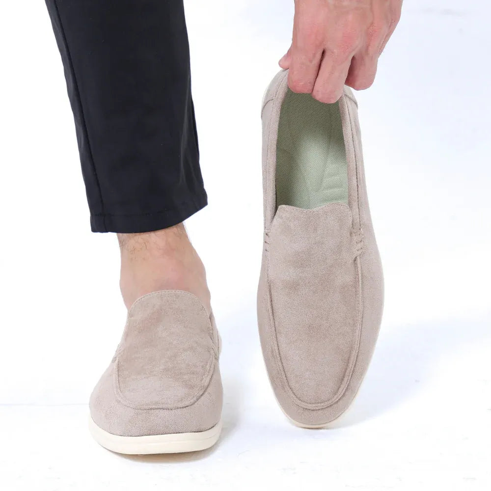 Mocasines de ante estilo Old Money