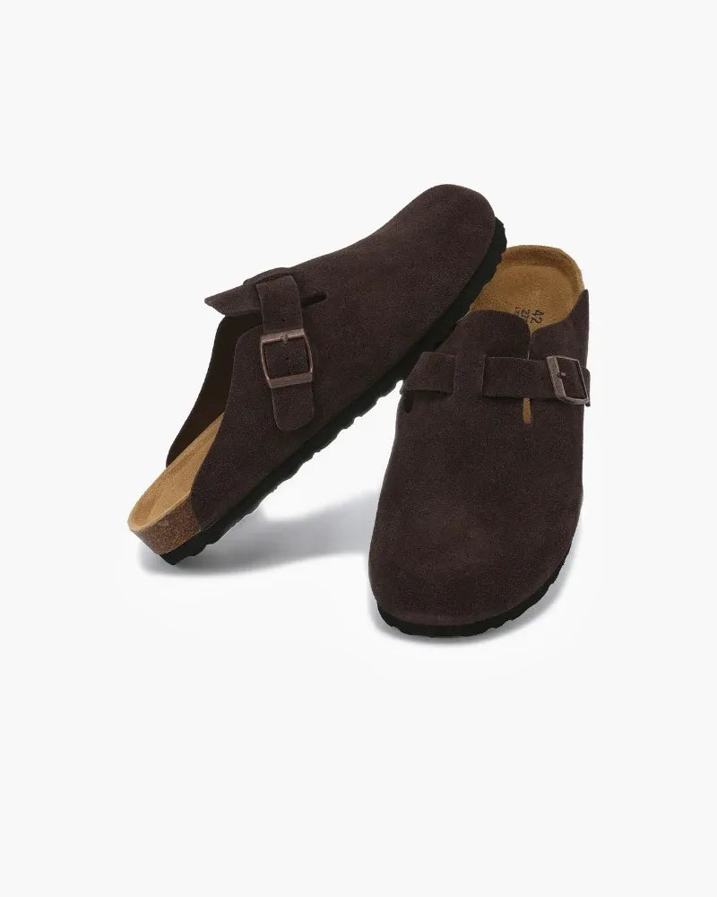 Noble Path Suede Clogs