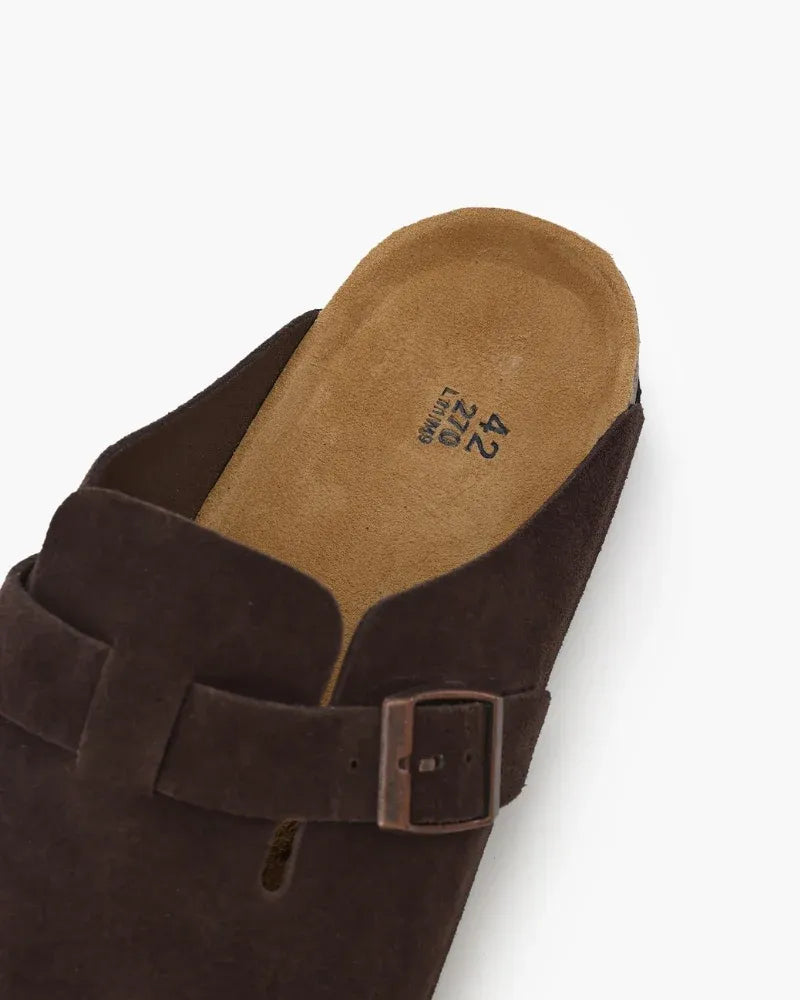 Noble Path Suede Clogs