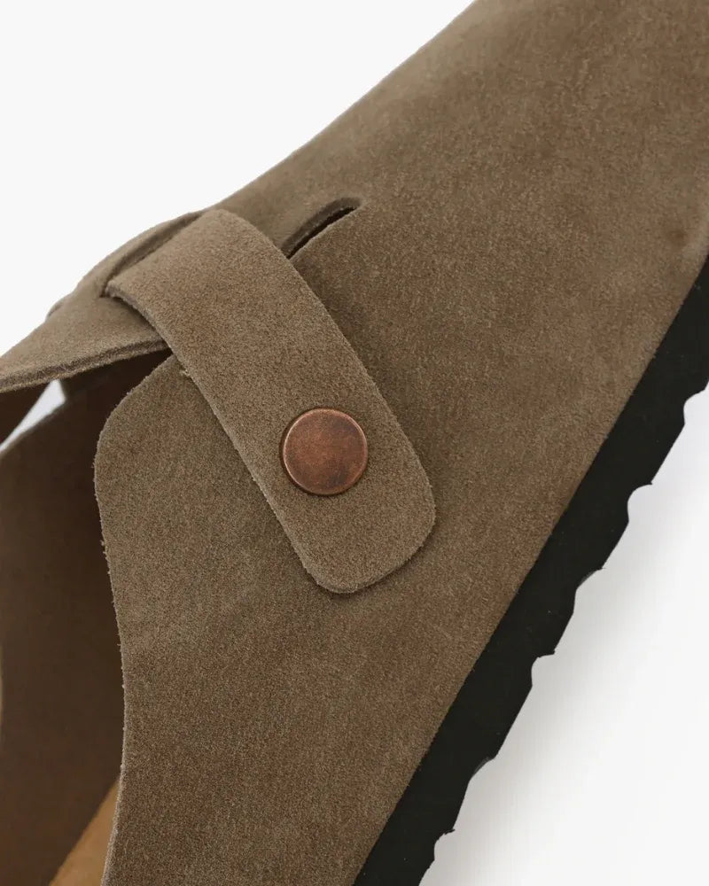 Noble Path Suede Clogs