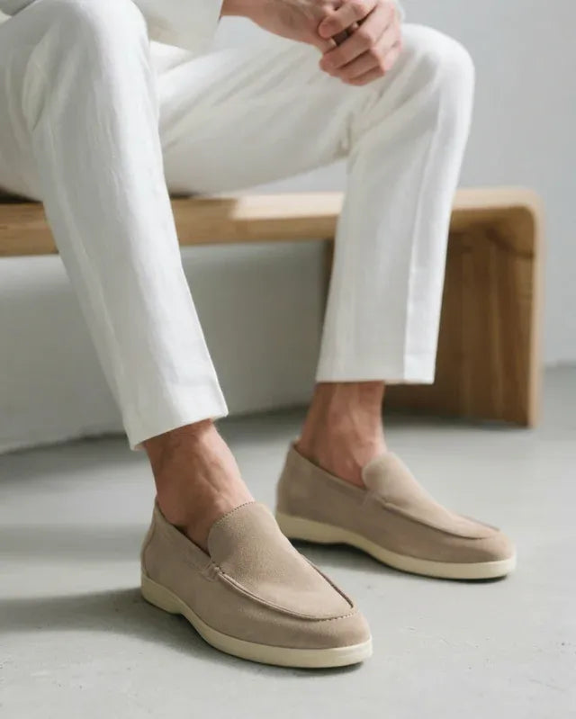 Mocasines de ante estilo Old Money